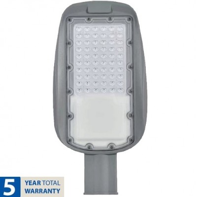 Φωτιστικό Δρόμου LED 50W 230V 6500lm IP65 4000K Λευκό Φως Ημέρας 98PRAGUE50SMD/W